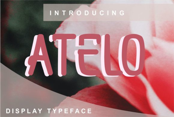 Atelo Display Font for Modern Web Design