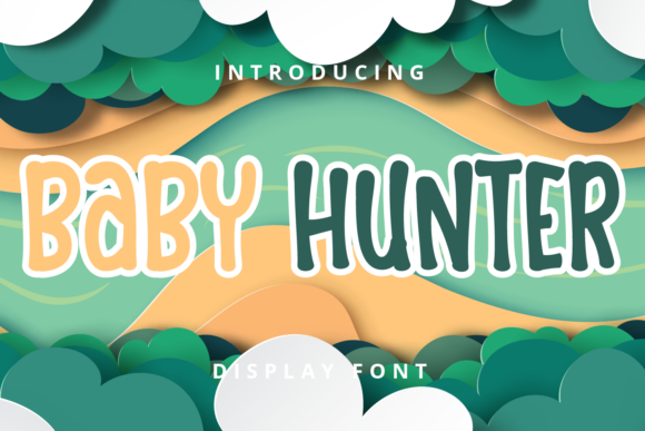 Baby Hunter Font for Handmade Creations and More