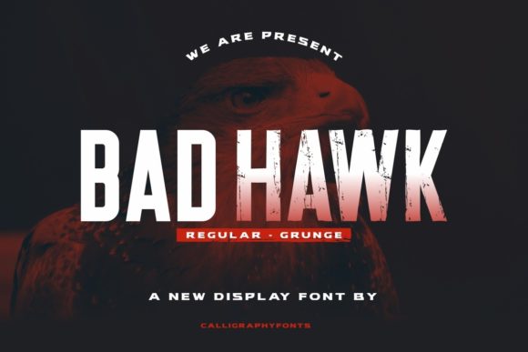 Bad Hawk Font for Bold and Creative Handmade Designs