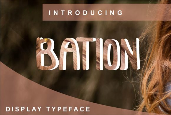 Bation: A Clean Display Font for Modern Editorial Design
