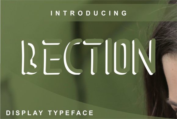 Bection: A Clean Display Font for Modern Branding