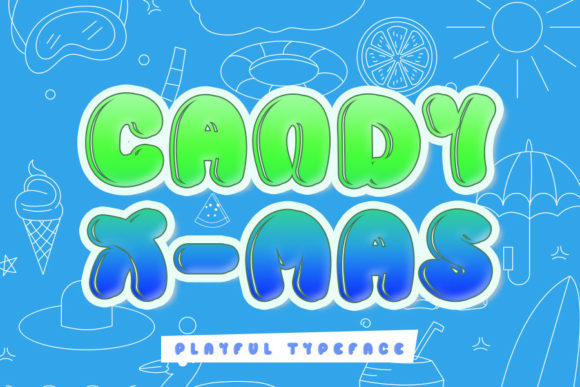 Candy X-mas Font for Branding and Design Projects