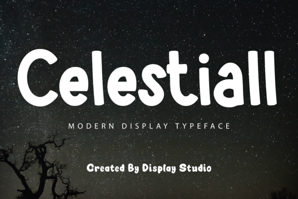 Celestiall: A Modern Display Font for Bold Branding