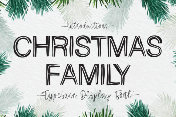 Christmas Family Font for Creative Web Design Projects