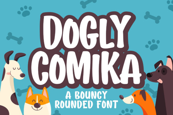 Dogly Comika Font for Playful Craft Projects