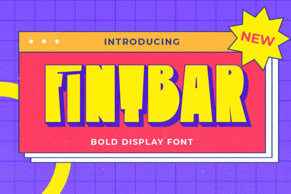 Fintbar: A Retro Bold Font for Handmade Creations