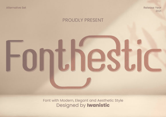 Fonnthestic: A Vintage-Inspired Display Font for Creative Projects