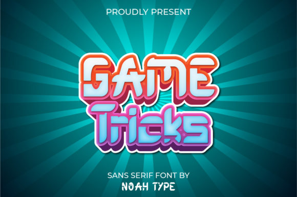 Game Tricks Font for Bold Branding and Eye-Catching Designs