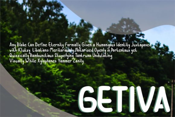 Getiva: A Clean Display Font for Professional Branding