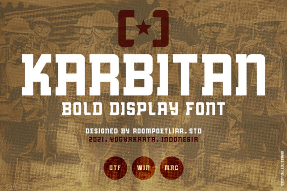 Karbitan: A Bold Display Font for Modern Web Design