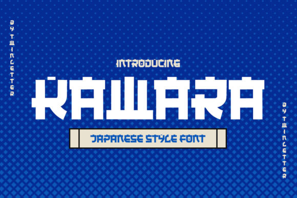 Kawara Font for Japanese-Themed Editorial Projects