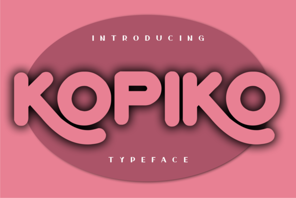 Kopiko Display Font for Bold Editorial Design