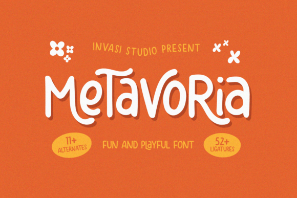 Metavoria: A Cool Display Font for Creative Branding