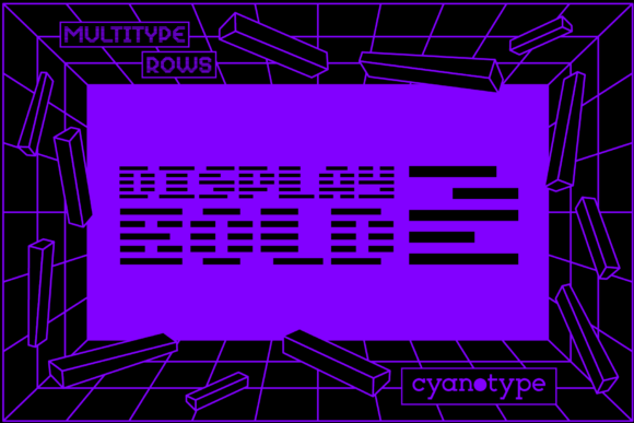 MultiType Rows Display Bold 2 for Trendy Editorial Designs