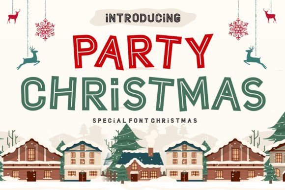 Party Christmas Font for Festive Branding and Holiday Campaigns