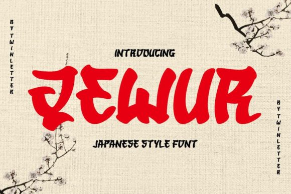 Qewur Font for Professional Branding and Japanese-Inspired Design