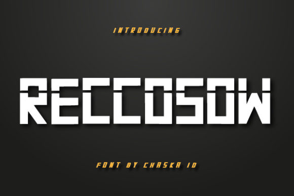 Reccosow: The Bold Display Font That Elevates Campaigns