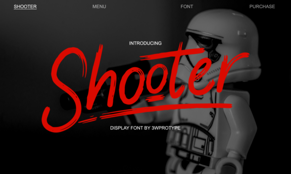 Shooter: A Natural Display Font for Editorial Design