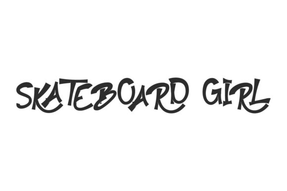 Skateboard Girl Font for Bold Branding and Eye-Catching Designs