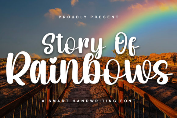 Story of Rainbows Font for Eye-Catching Design