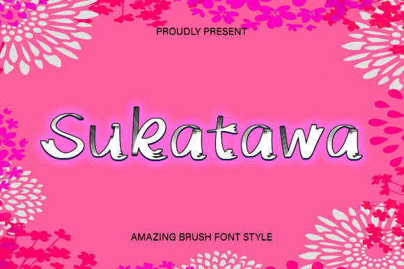 Sukatawa: A Trendy Display Font for Bold Branding